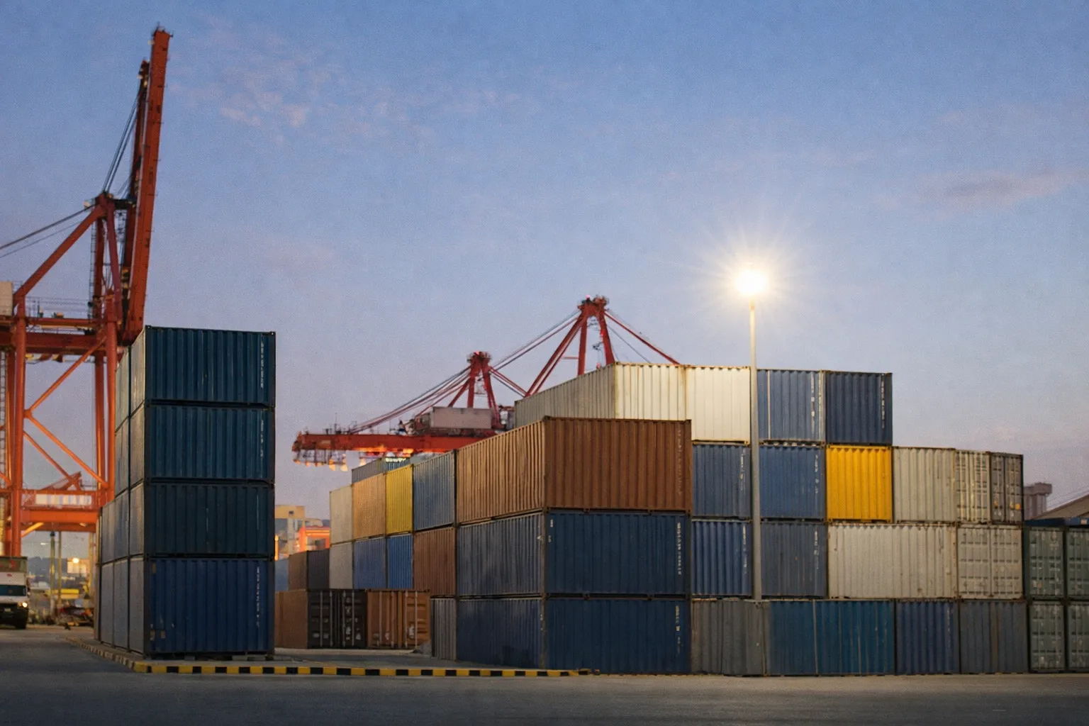 Puerto de contenedores - Comercio exterior